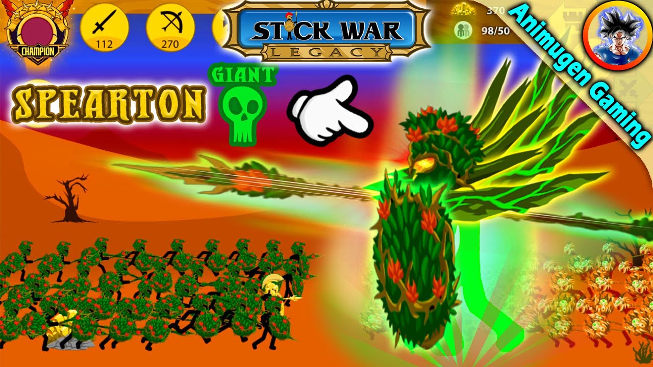Can you defeat NEWz Spearton Boss? Stick War Legacy Mod | Gameplay Walkthrough Mission 63-64