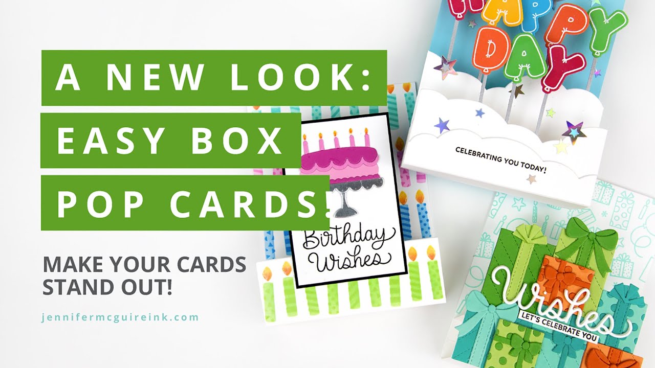 New and Easy Box Pop Cards!