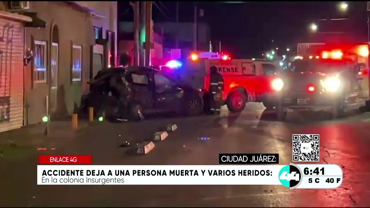 Accidente deja a una persona muerta y varios heridos