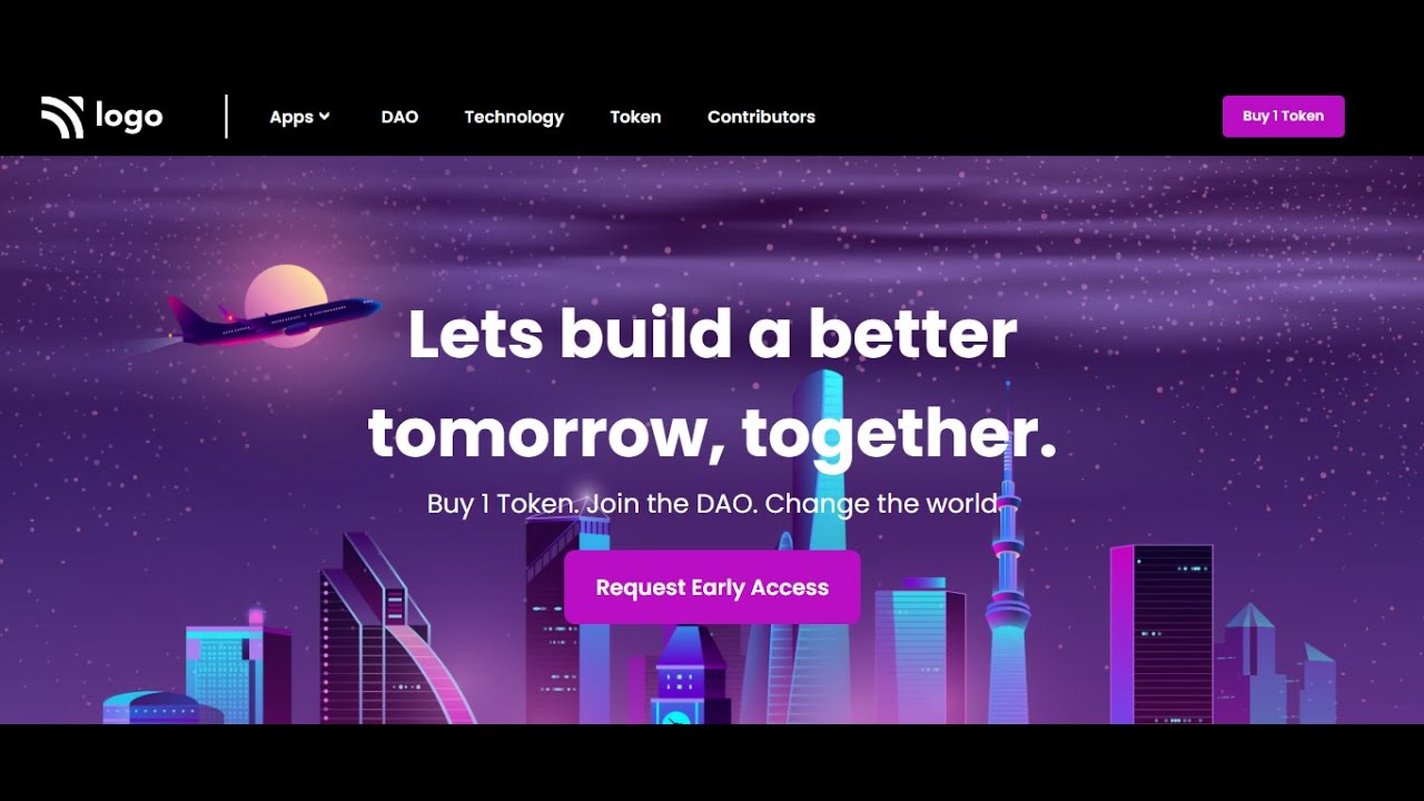 Crypto Landing Page | HTML & CSS