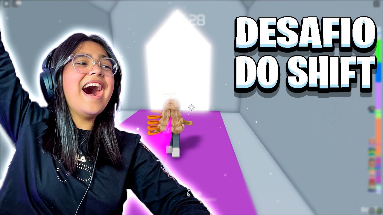 ROBLOX - DESAFIO DO SHIFT NO TOWER OF HELL!!!