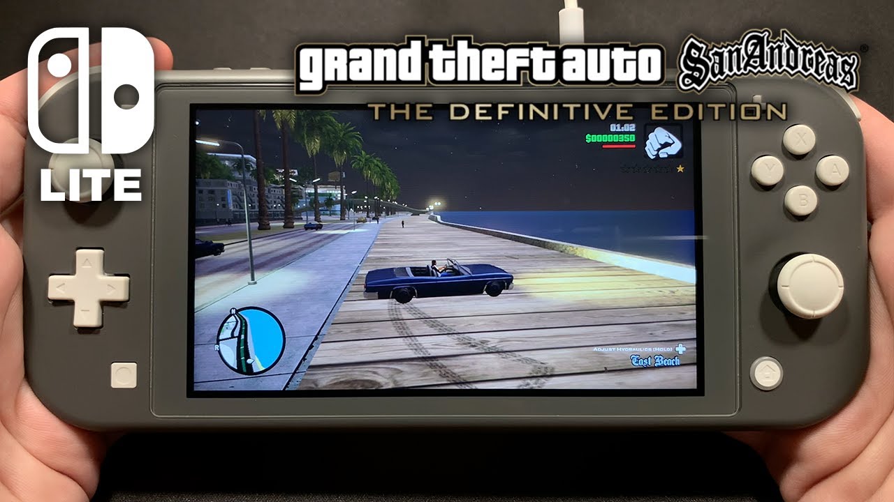 GTA: San Andreas - Definitive edition on Nintendo Switch Lite