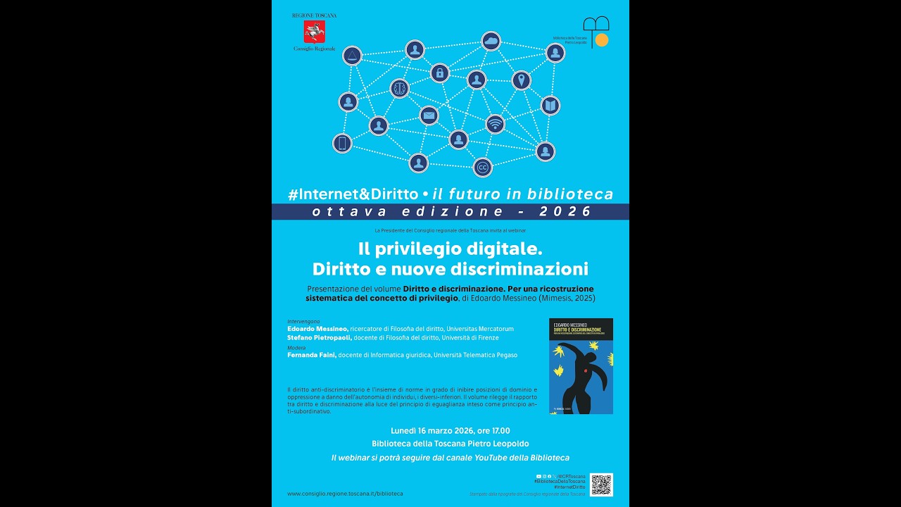 Webinar Internet&Diritto. Il futuro in biblioteca