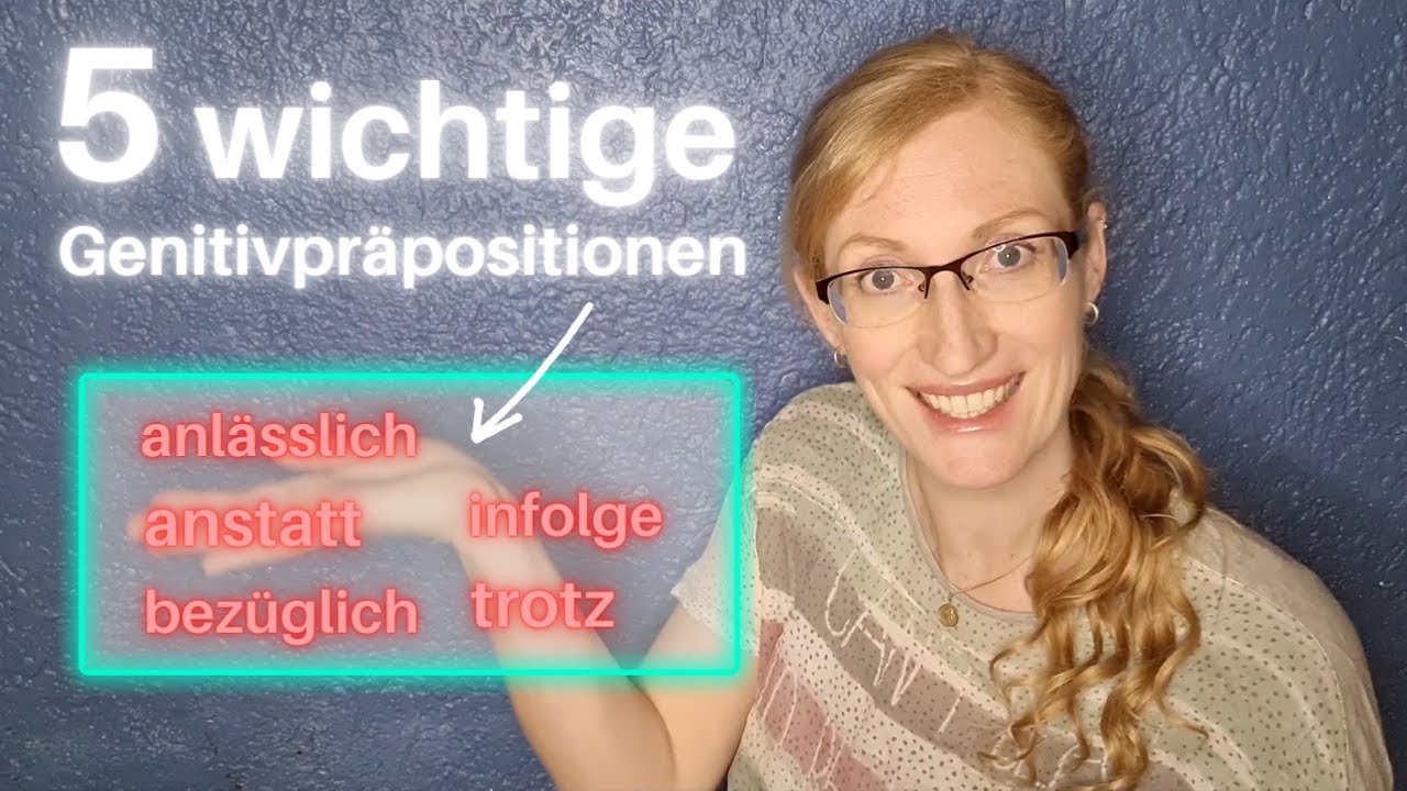 den GENITIV benutzen | 5 wichtige Genitivpr&auml;positionen | Perfektes Deutsch