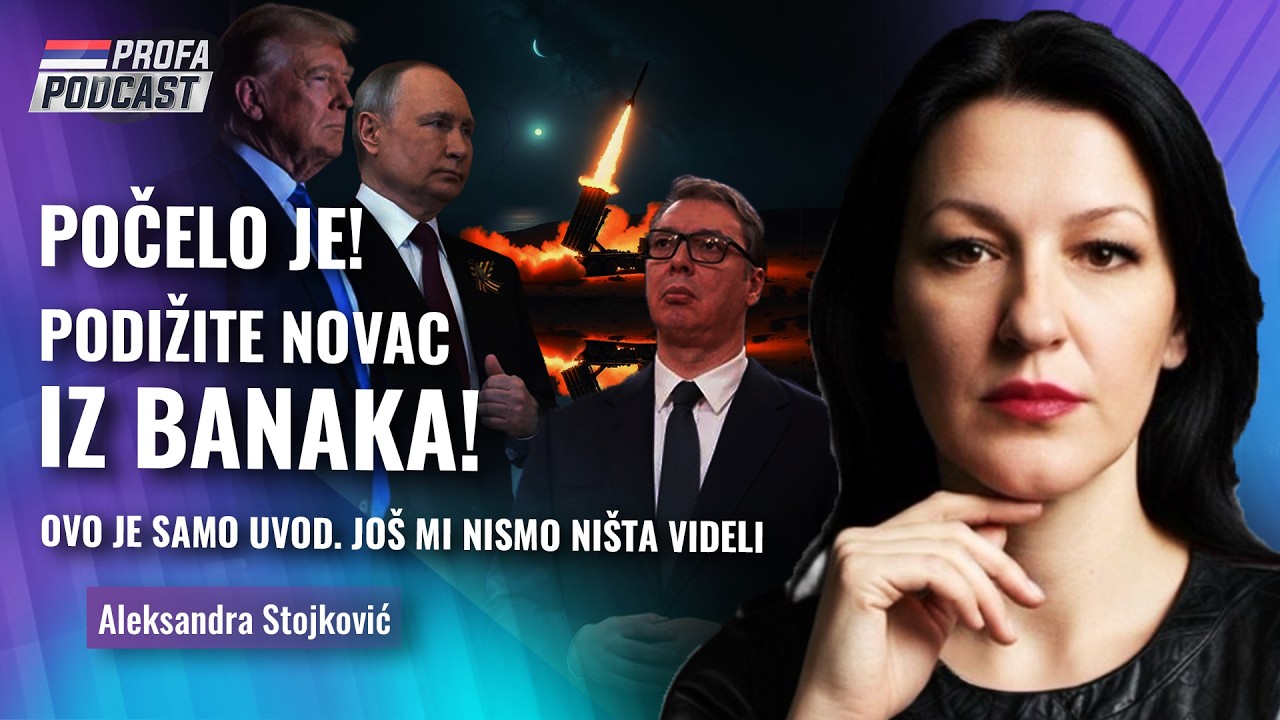 Aleksandra Stojković -- POČELO JE!!! -- PODIŽITE NOVAC IZ BANAKA -- JO&Scaron; MI NI&Scaron;TA NISMO VIDELI!