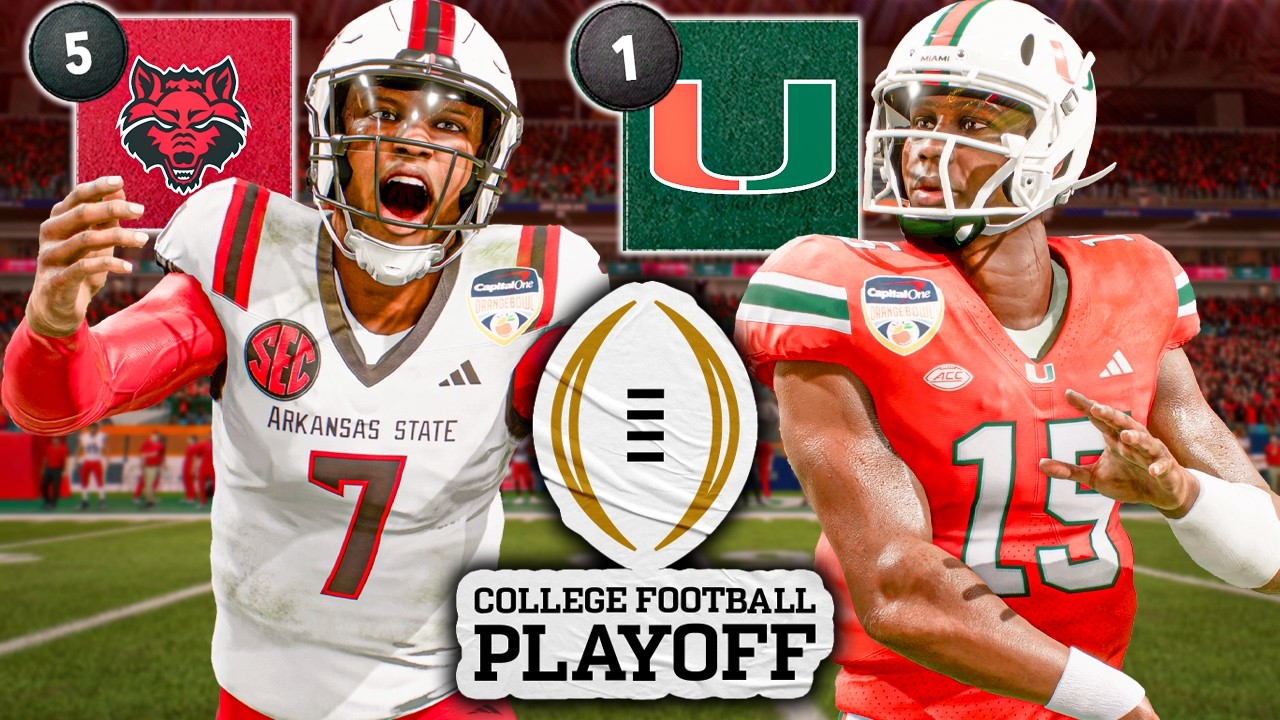 College Football Playoff Semifinals vs #1 Miami | College Football 26 Dynasty | 63