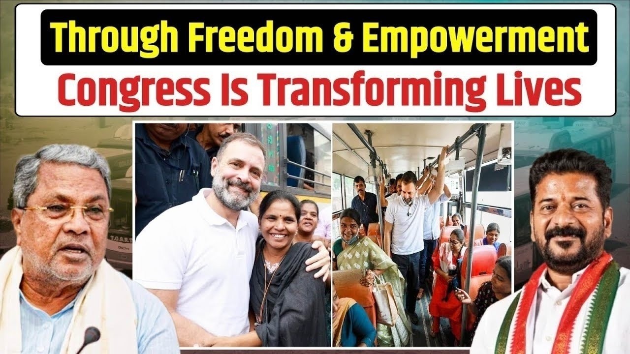 Through Freedom & Empowerment, Congress is Transforming Lives ✨ |  Rahul Gandhi