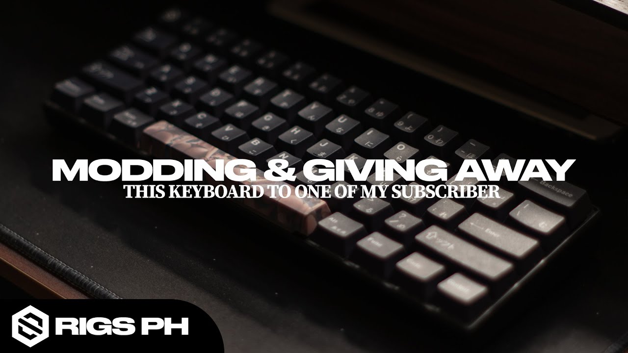 Modding & Giving Away This Keyboard To You | Ft. RK61 | RIGS PH