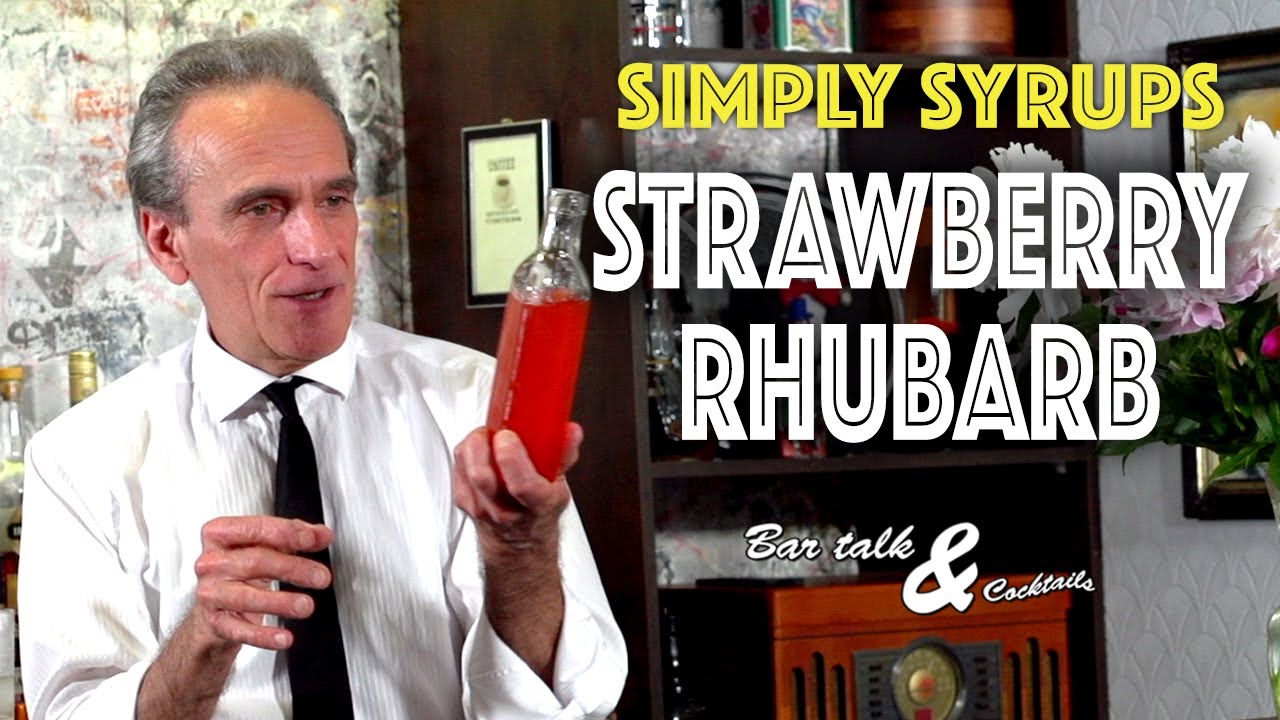 Strawberry Rhubarb Syrup - Baked!