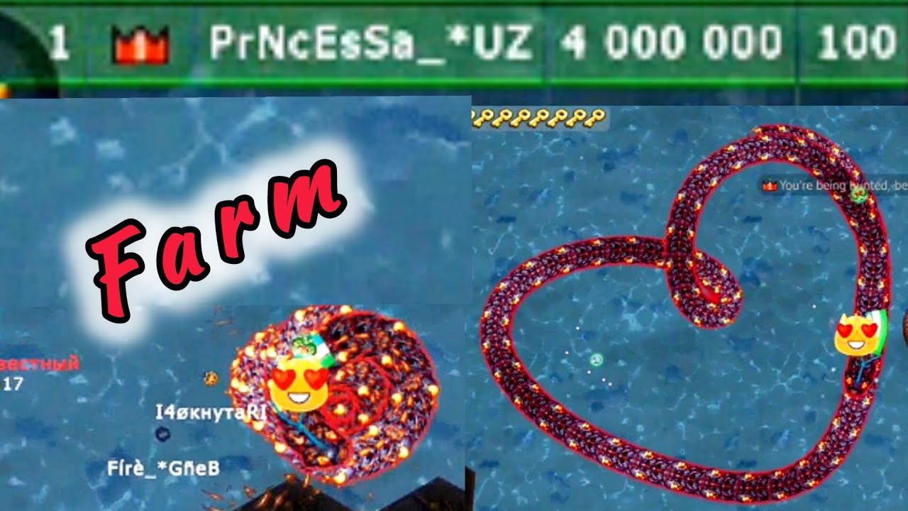 Little big snake🐍 Farming 4000,000 mass😍💣💥🔥