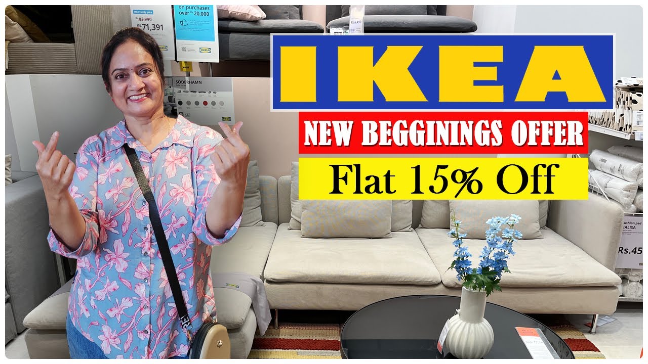 IKEA Hyderabad Offers ❤️😍 ||  Flat 15% Discount on  Furniture  ||  Anu’s Amazing Vlog