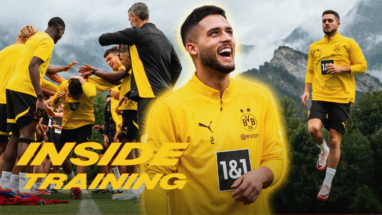 Couto's first BVB training session! | Inside Training in Bad Ragaz