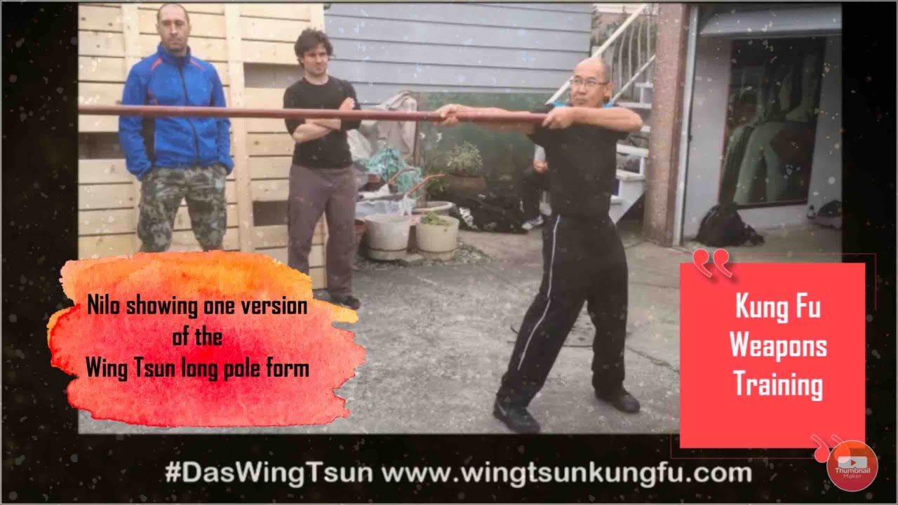 Wing Tsun long pole training - #DasWingTsun - Wing Chun weapons