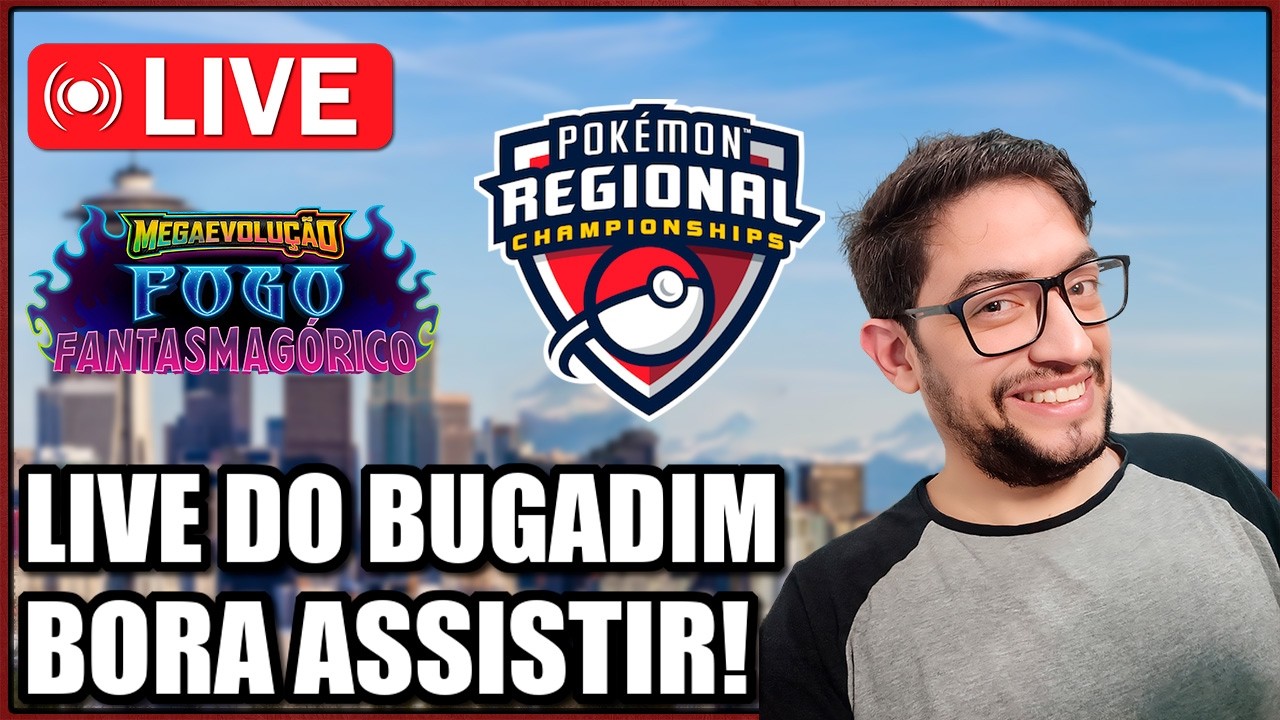 LIVE BUGADA - VAMOS ASSISTIR JUNTOS REGIONAL SEATTLE - DIA 2 - FINAIS - POKÉMON TCG