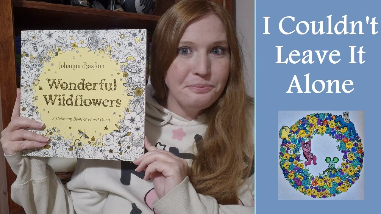 Wonderful Wildflowers Completed page - But With A Twist!