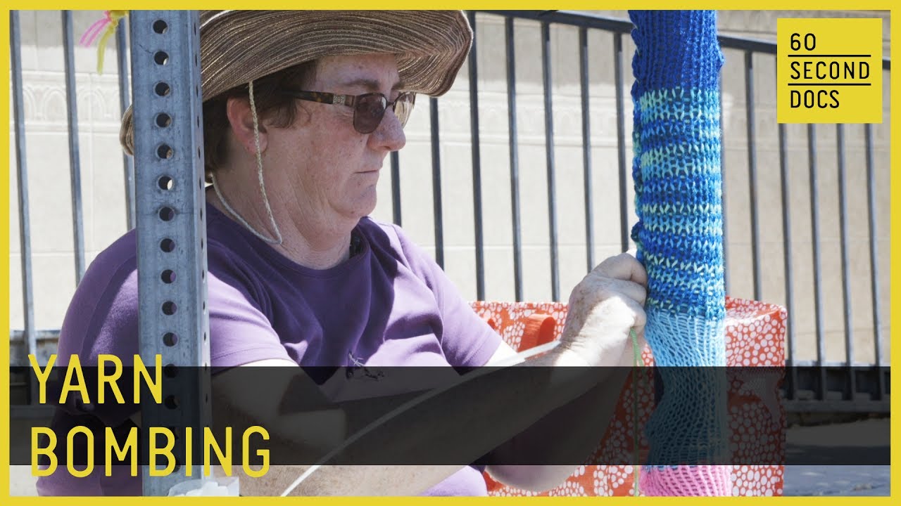 Yarn Bombing | Yarn Bombing Los Angeles // 60 Second Docs