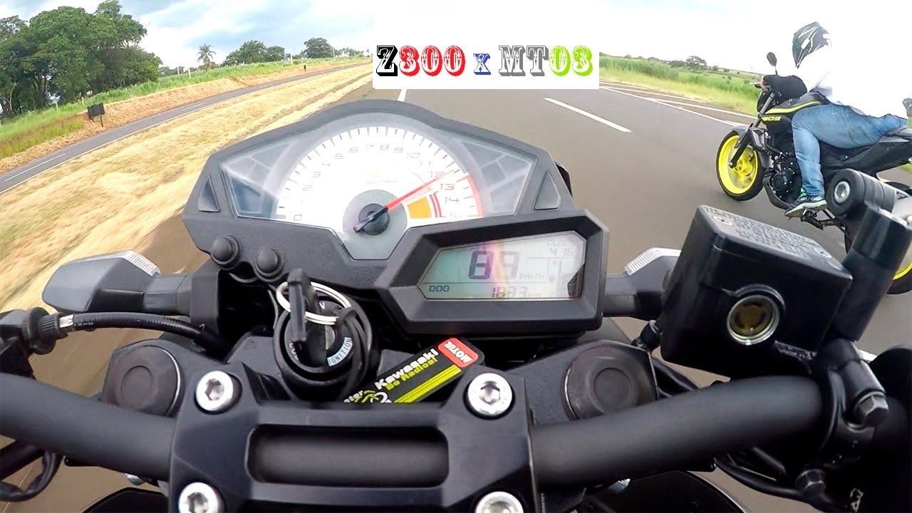 Z300 vs MT-03: ASSISTA E VEJA SE A MT03 AGUENTOU A PRESSÃO DA Z300 😎