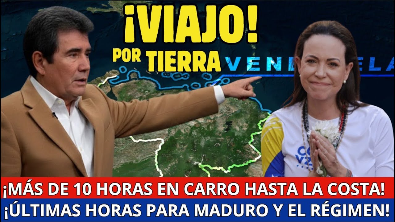 BREAKING: Fuga de María Corina provoca crisis militar entre Venezuela y EE.UU.