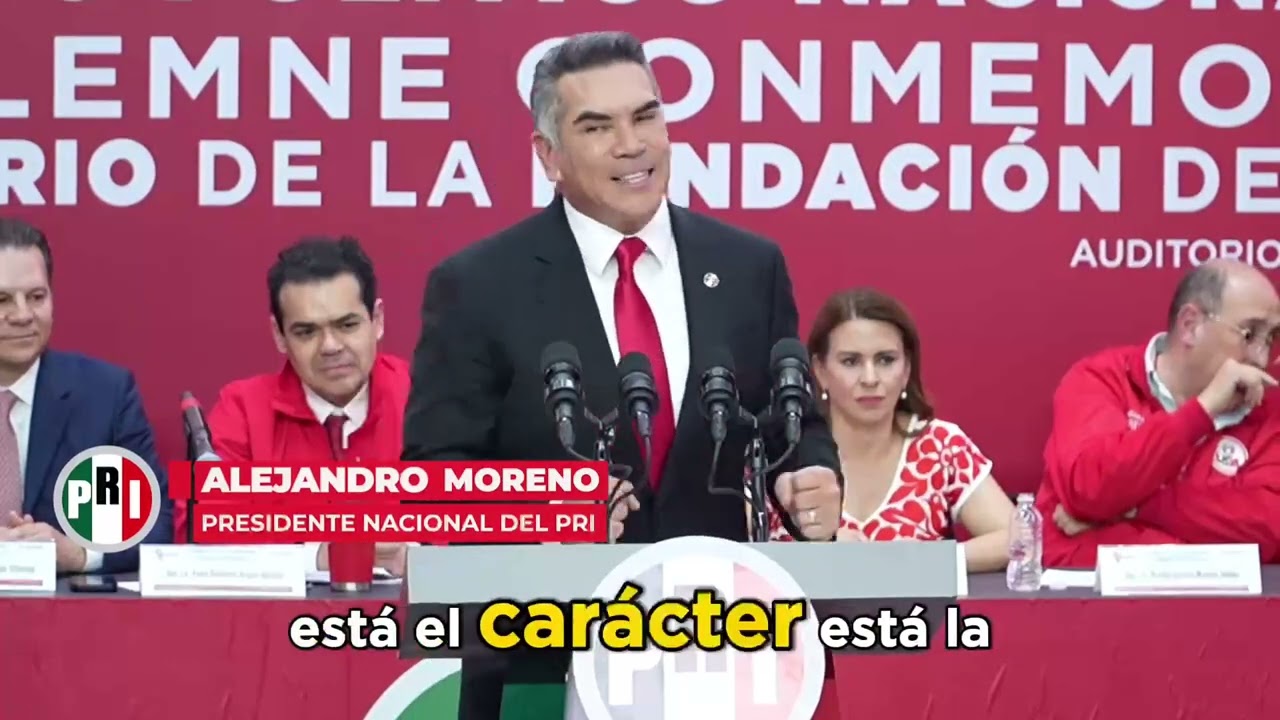 Mensaje de nuestro Presidente Alejandro Moreno en el 97 Aniversario del PRI.