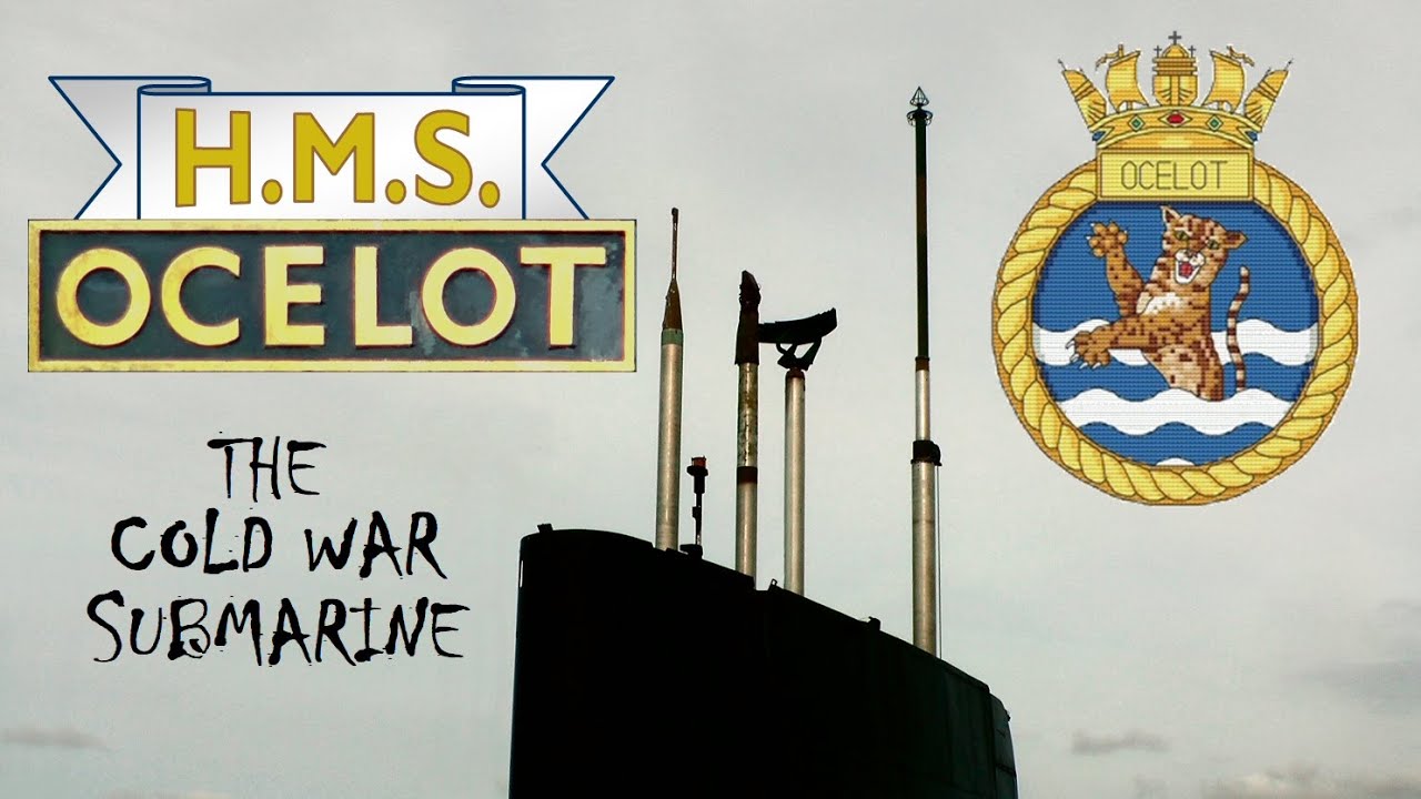 HMS Ocelot. The Historic Dockyard Chatham UK. The Cold War Royal Navy Submarine.