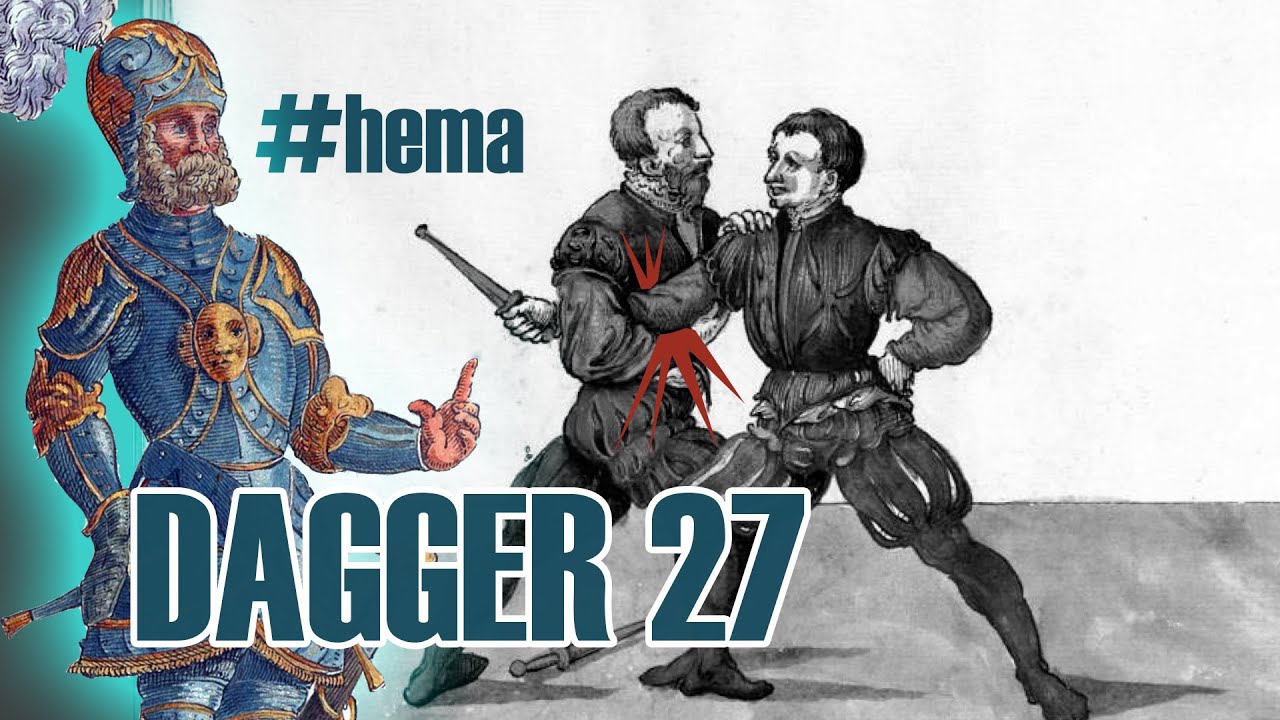 Paulus Hector Mair - Historical #Dagger fencing play No.27 - HEMA