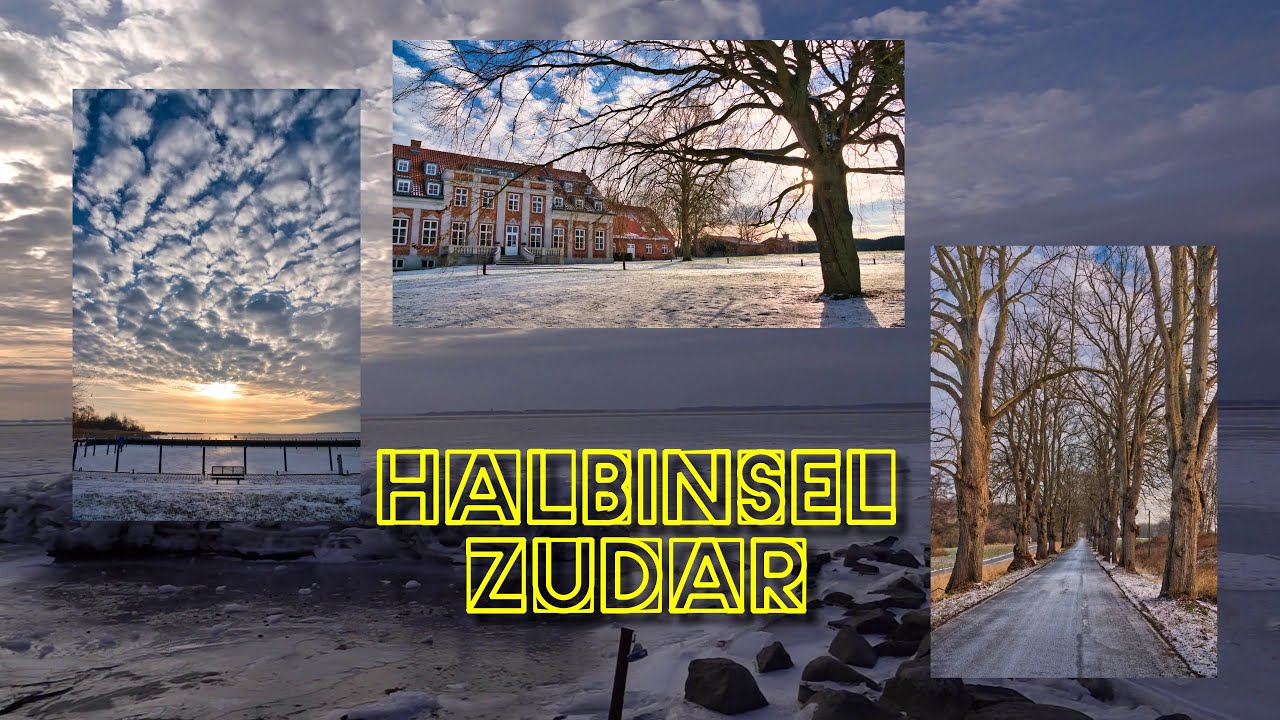 Insel Rügen - Halbinsel Zudar im Eis  -  en1133