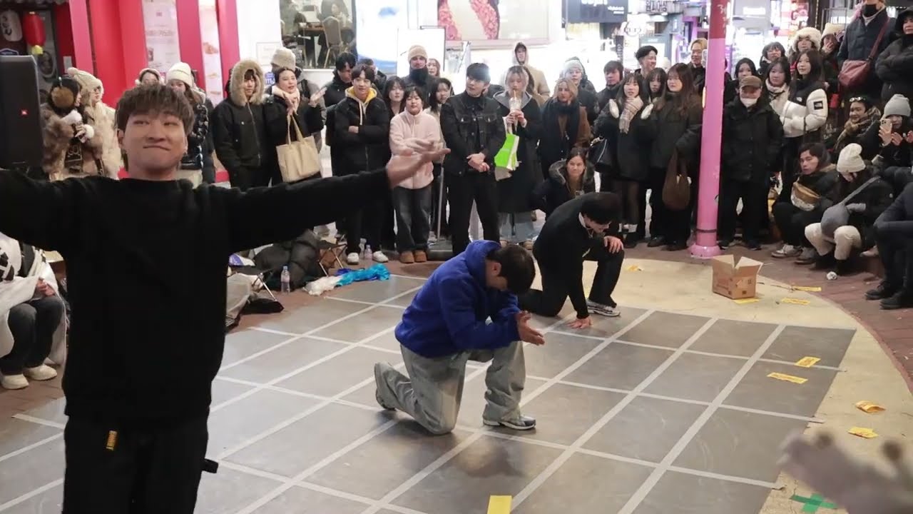 Kpop&JHKTV]WIT&GOD&dongmin Hayeon hongdae kpop&Bboy#연예인 위트&하연 홍대케이팝댄스#연예인