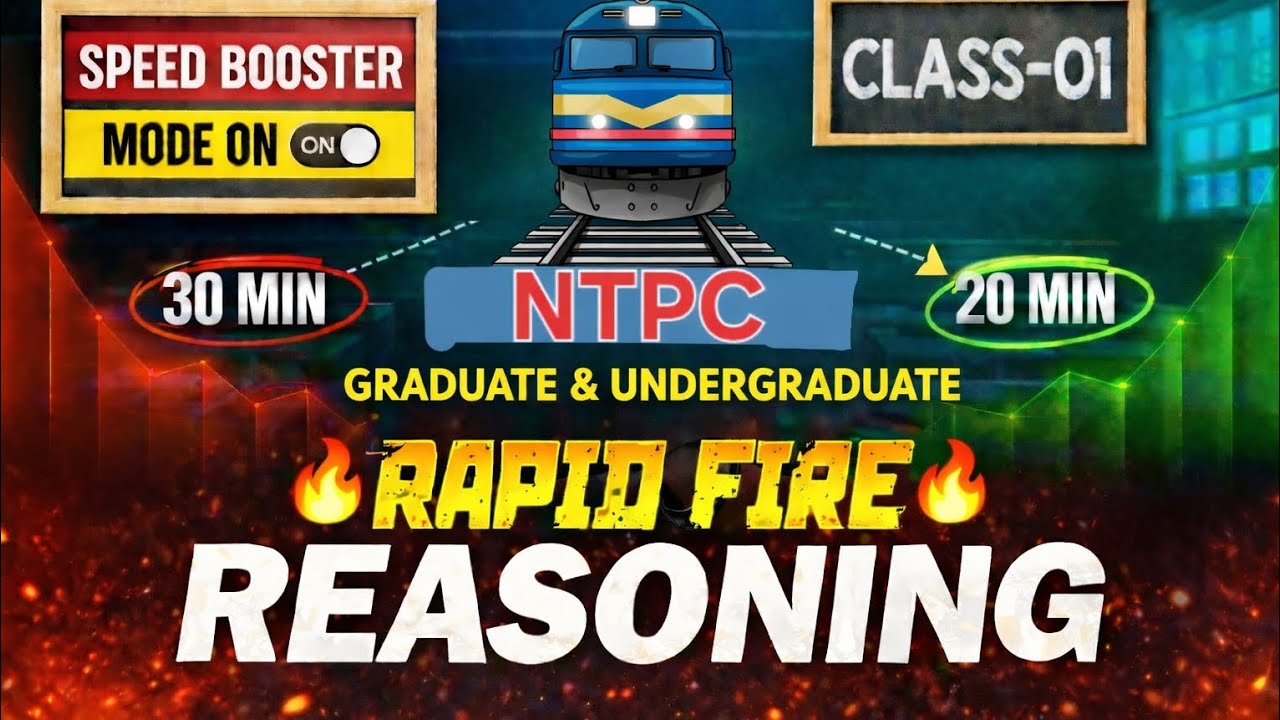 RRB NTPC 2026 🔥 Reasoning Previous Year Analysis | Graduate + Undergraduate | 90% यही से आएगा!