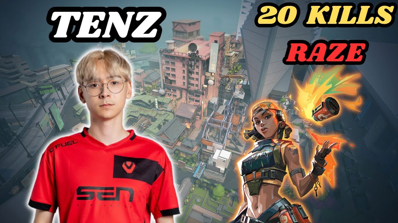 SEN TENZ RAZE 20 KILLS ❗ ❗ TENZ WITH RAZE SPLIT MAP GAMEPLAY VALORANT [ FULL MATCH ] ❗ ❗
