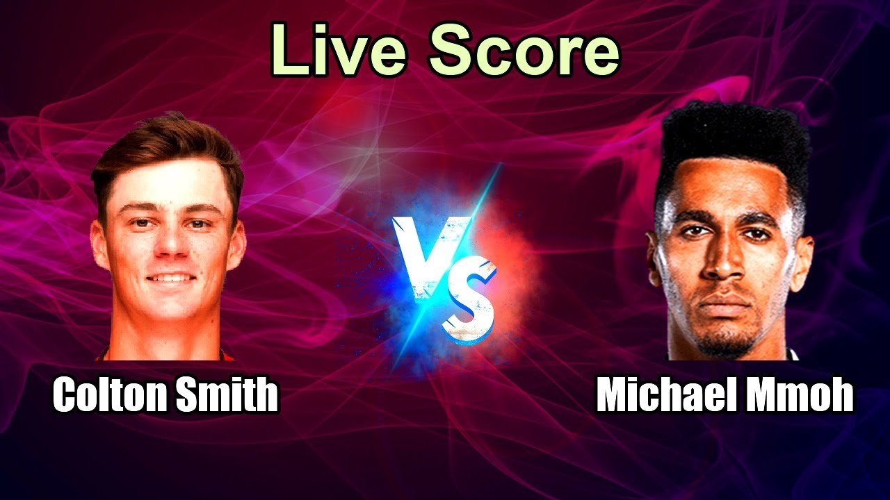 Colton Smith vs Michael Mmoh Live Score - ATP Challenger Little Rock, USA Men Singles