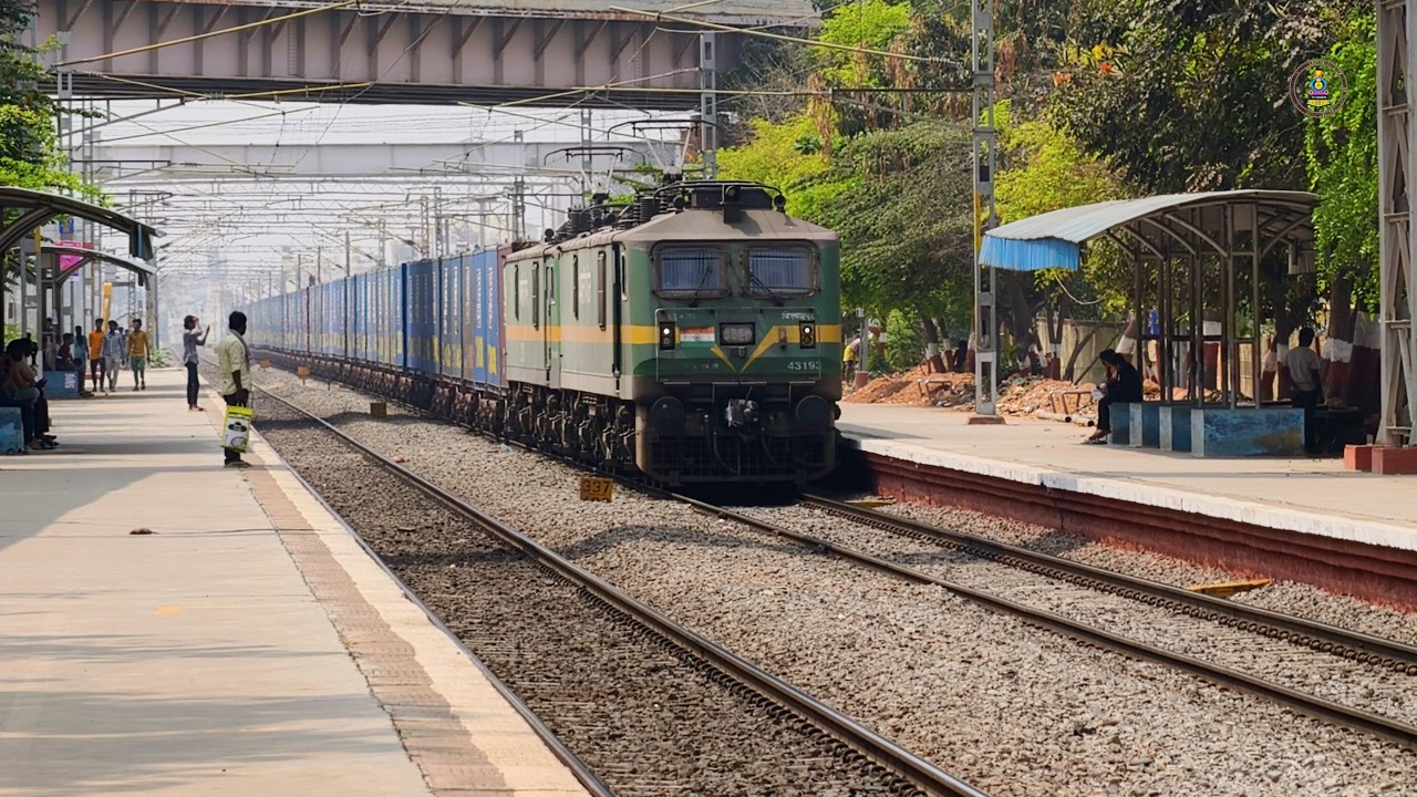 WAG 9 Twins with Heavy Load Skipping Hoodi | Pure Power at Slow Speed 🚂💥
