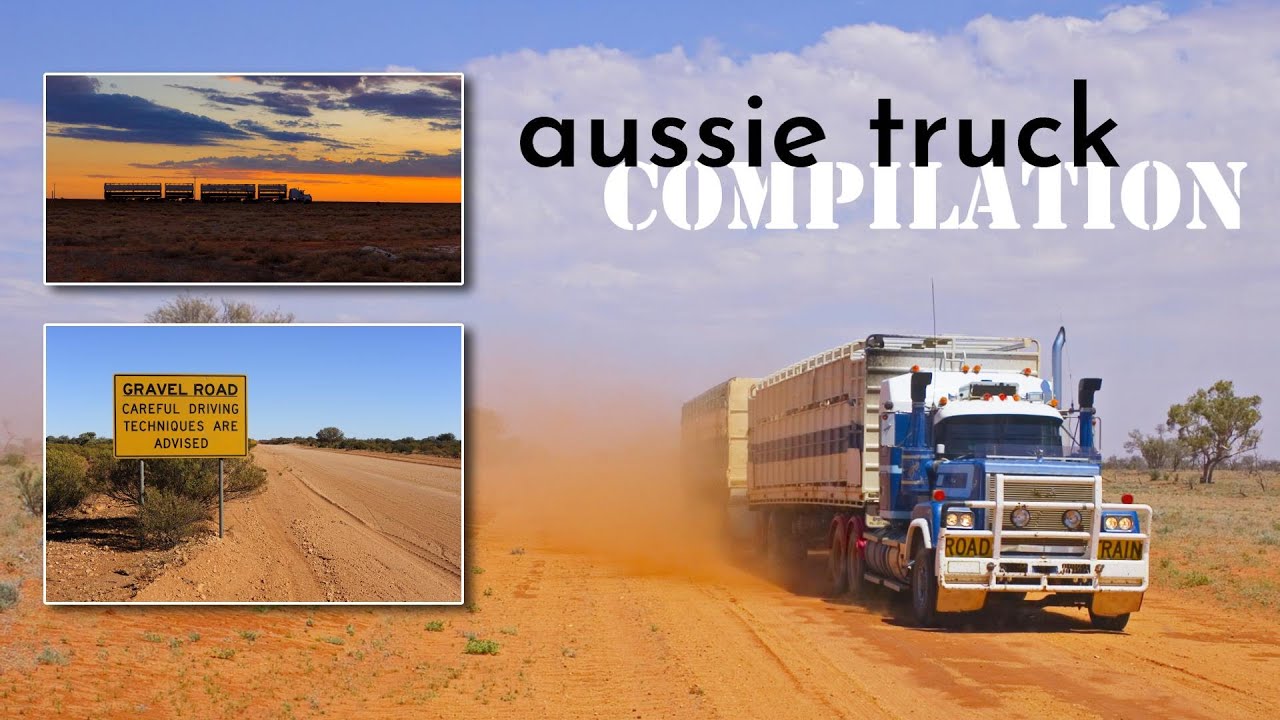 Road trains of outback Australia - Stills compilation Ozoutback trucks