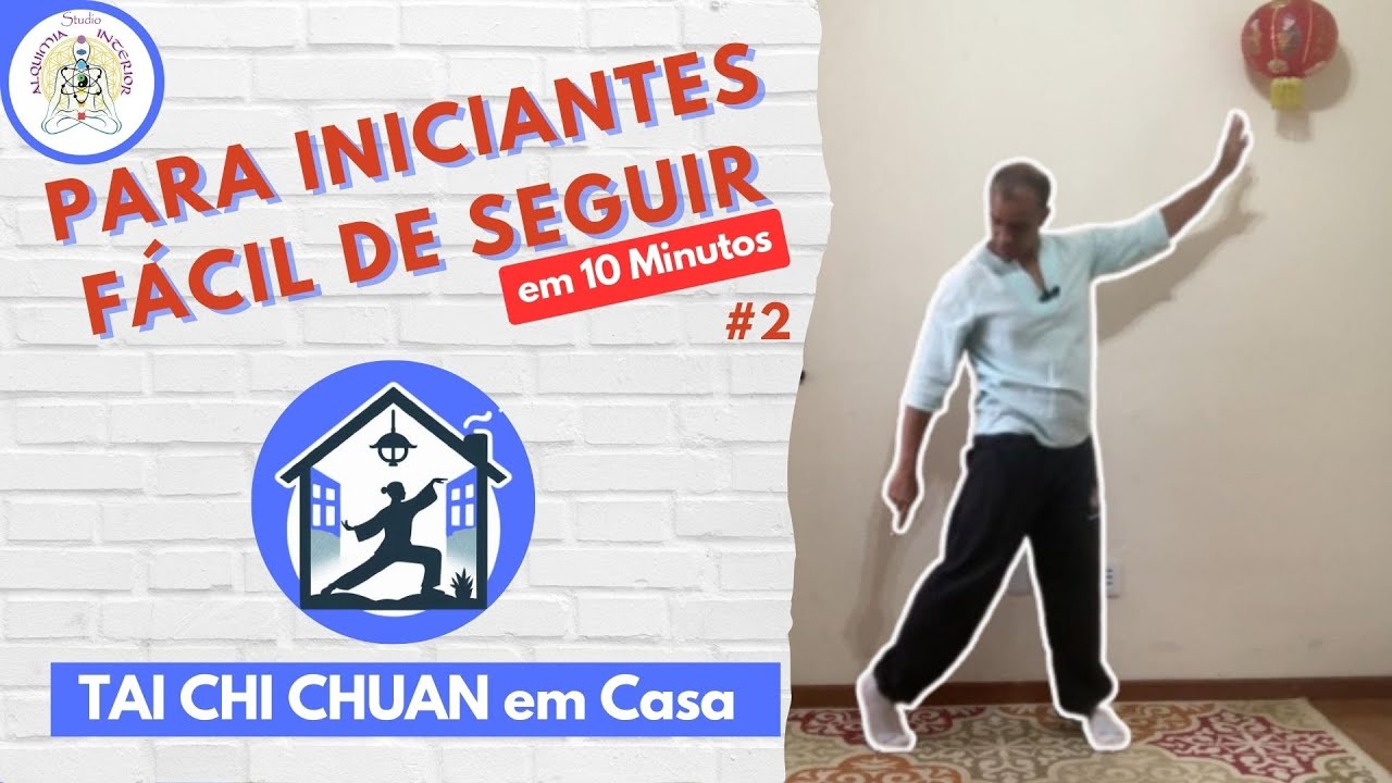 TAI CHI EM CASA I INICIANTES  FÁCIL I 10 MIN I ROTINA 2