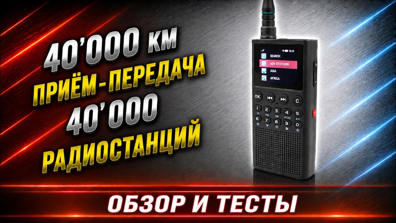 Choyong WT2 &mdash; FM/SW/MW приёмник + интернет-радио + PoC радиостанция