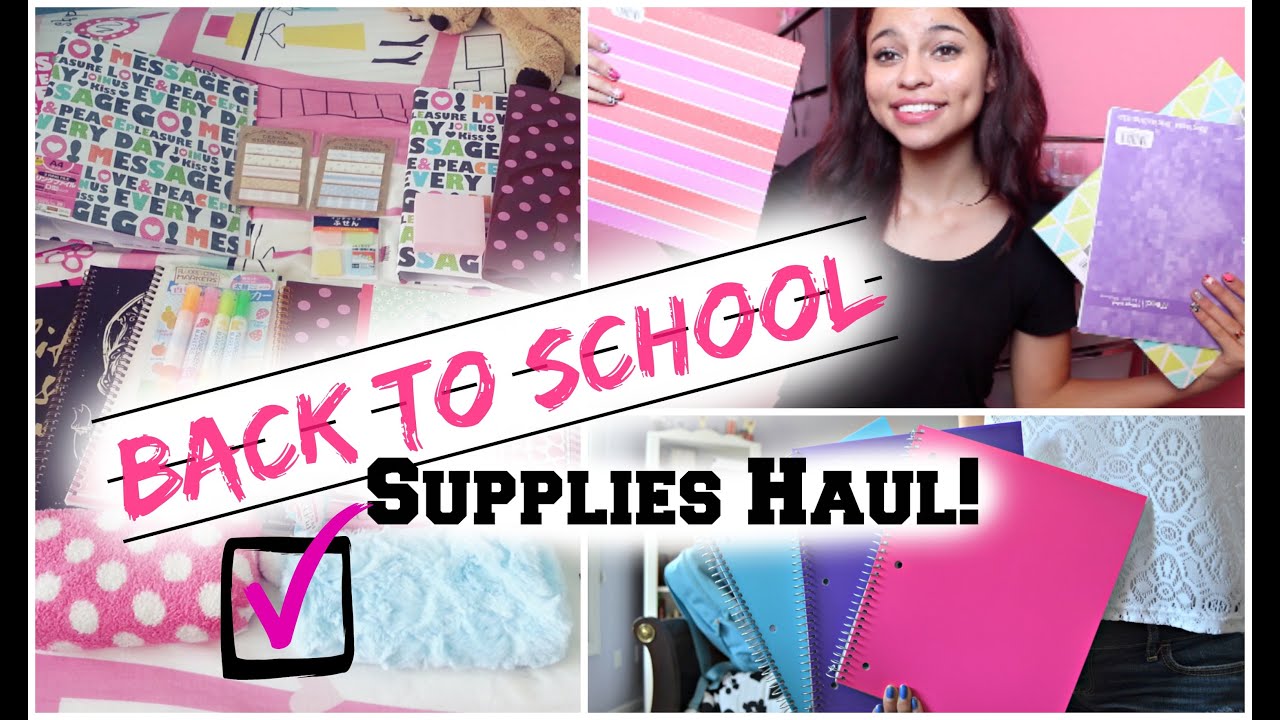 Back to School Supplies Haul! 2014