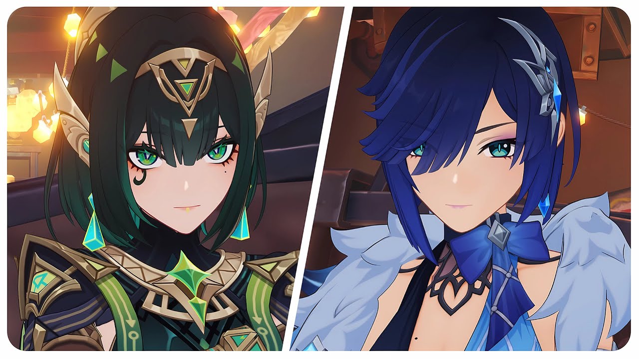 Yelan VS Nefer - Battle of the Bob Cut (Cutscene) Anecdote | Genshin Impact 6.0 Luna I
