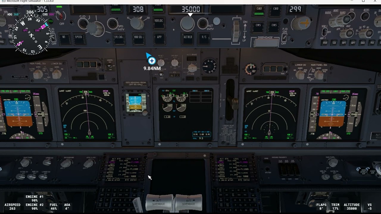 Boeing 737-800NG Flight Instruments, Displays system review - Part 6