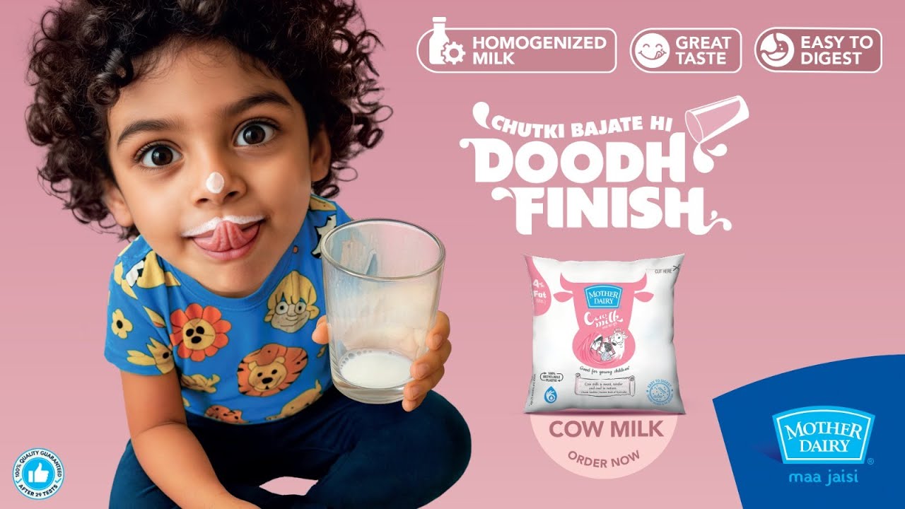 Mother Dairy Cow Milk Jingle | 20 sec