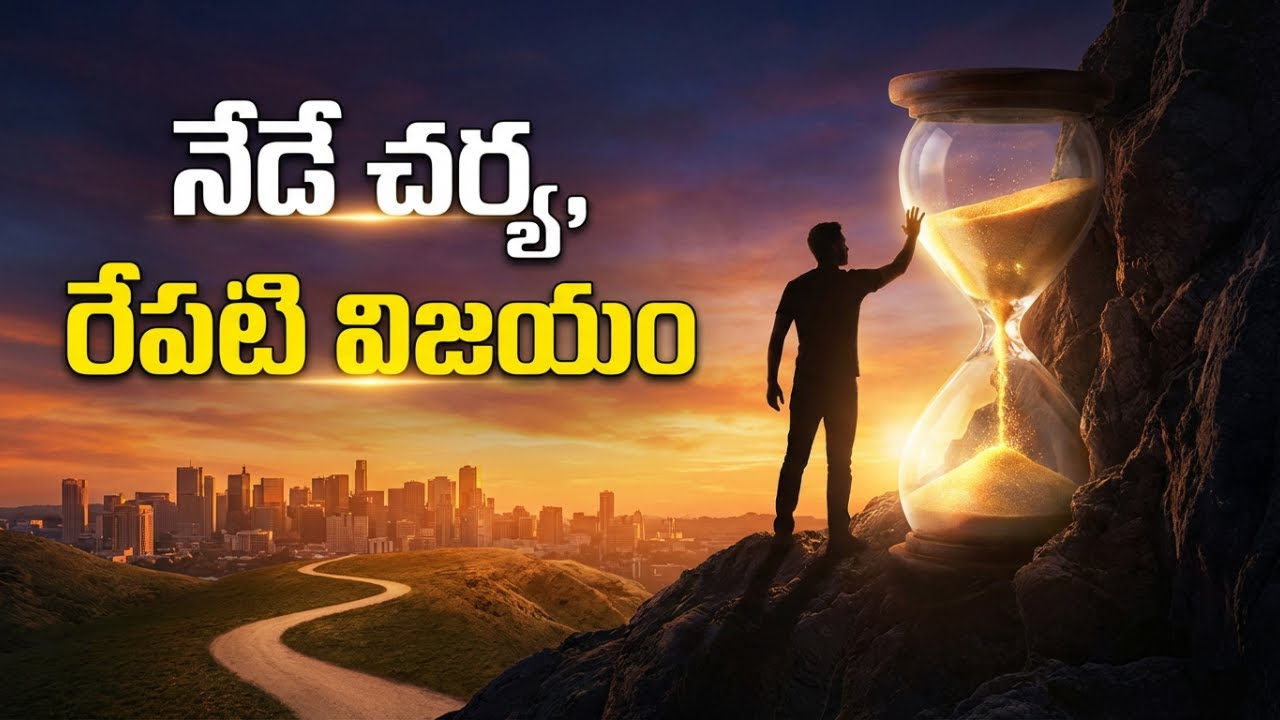 ప్రస్తుత క్షణాన్ని సద్వినియోగం చేసుకుని, రేపటి కోసం ఆగకుండా నేడే చర్య తీసుకో #inspirationalsongs