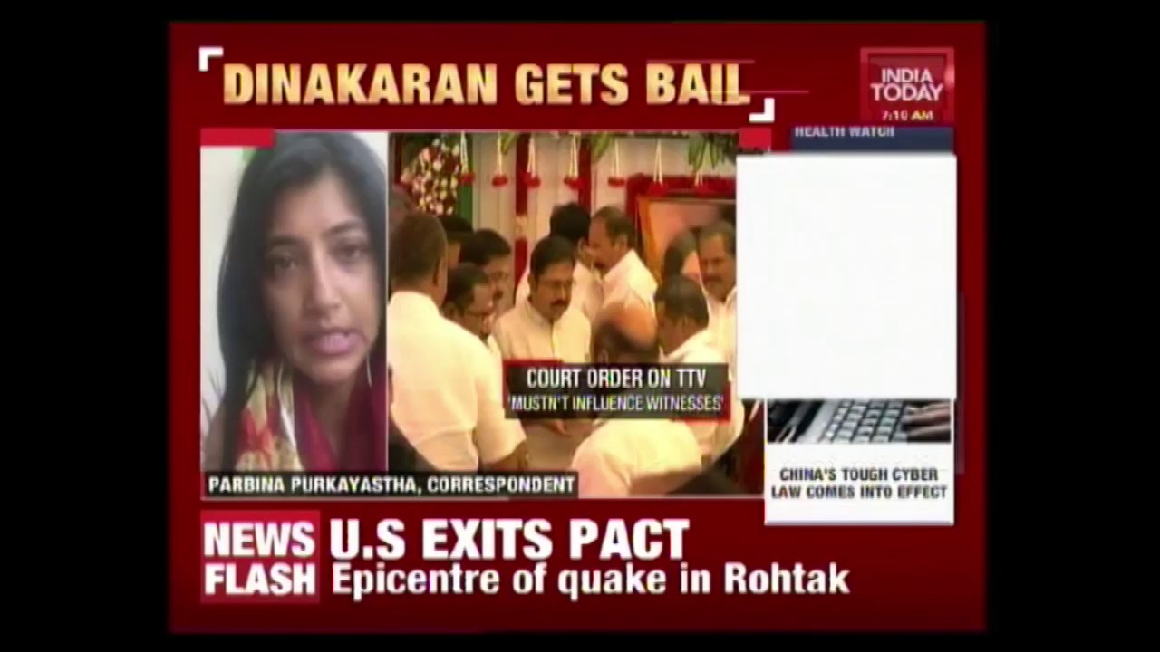 TTV Dinakaran To Return To Chennai After Delhi Court Grants Bail