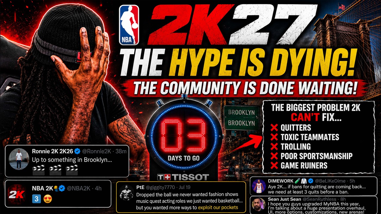 НОВОСТИ NBA 2K27: новый тизер от Ronnie 2K, гнев сообщества и проблема, которую 2K не может решить!