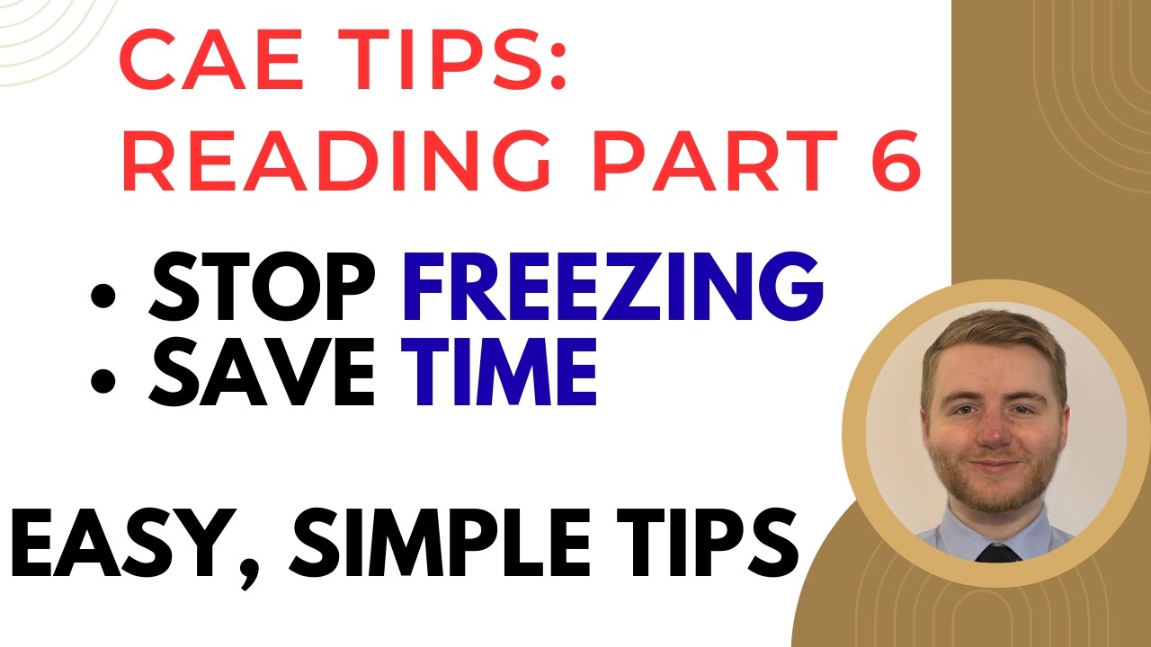 CAE Tips: Reading part 6