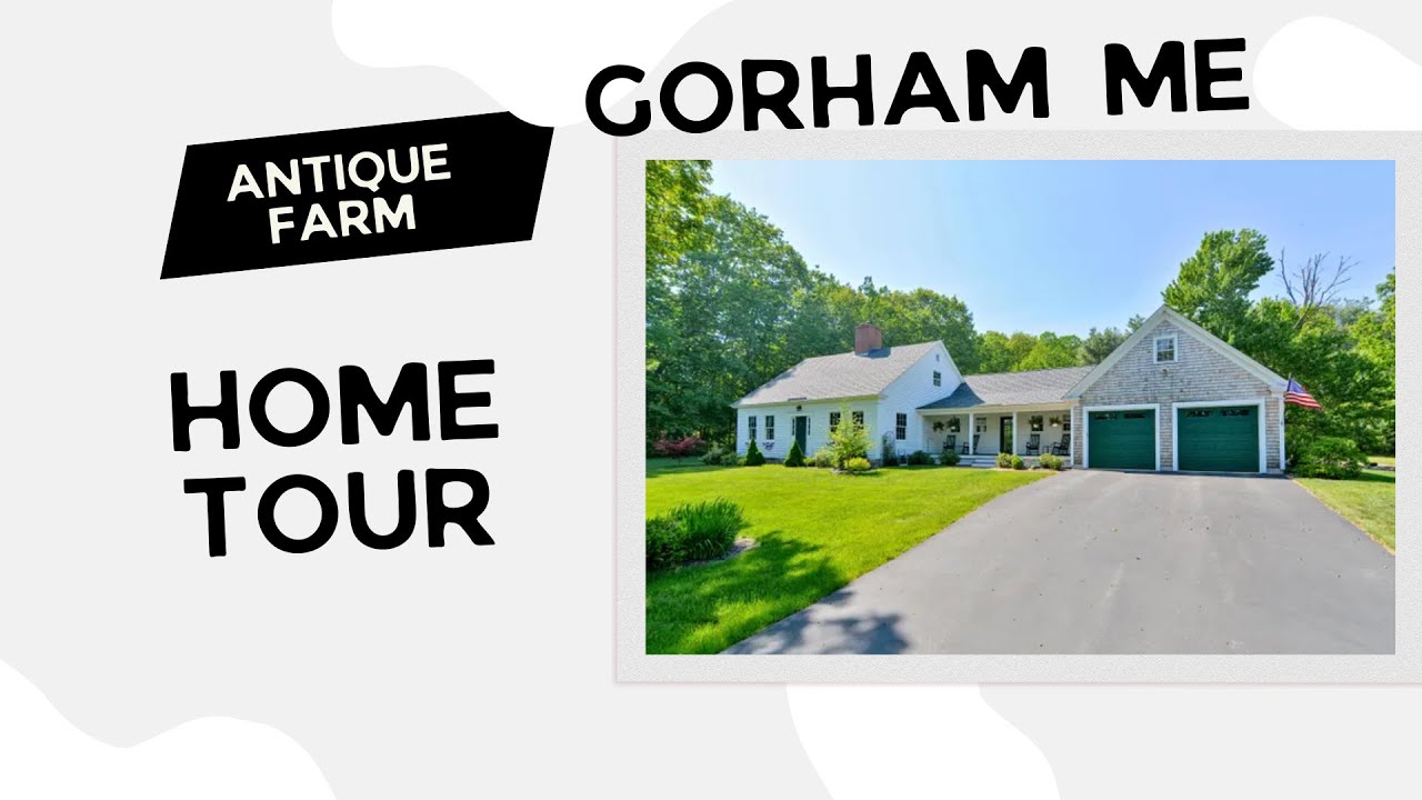 Gorham Maine Home For Sale 21 North St Gorham Maine | Stunning 1790 Cape Home