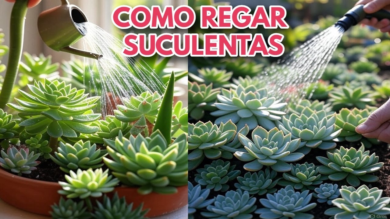 como regar tus suculentas donsuculento
