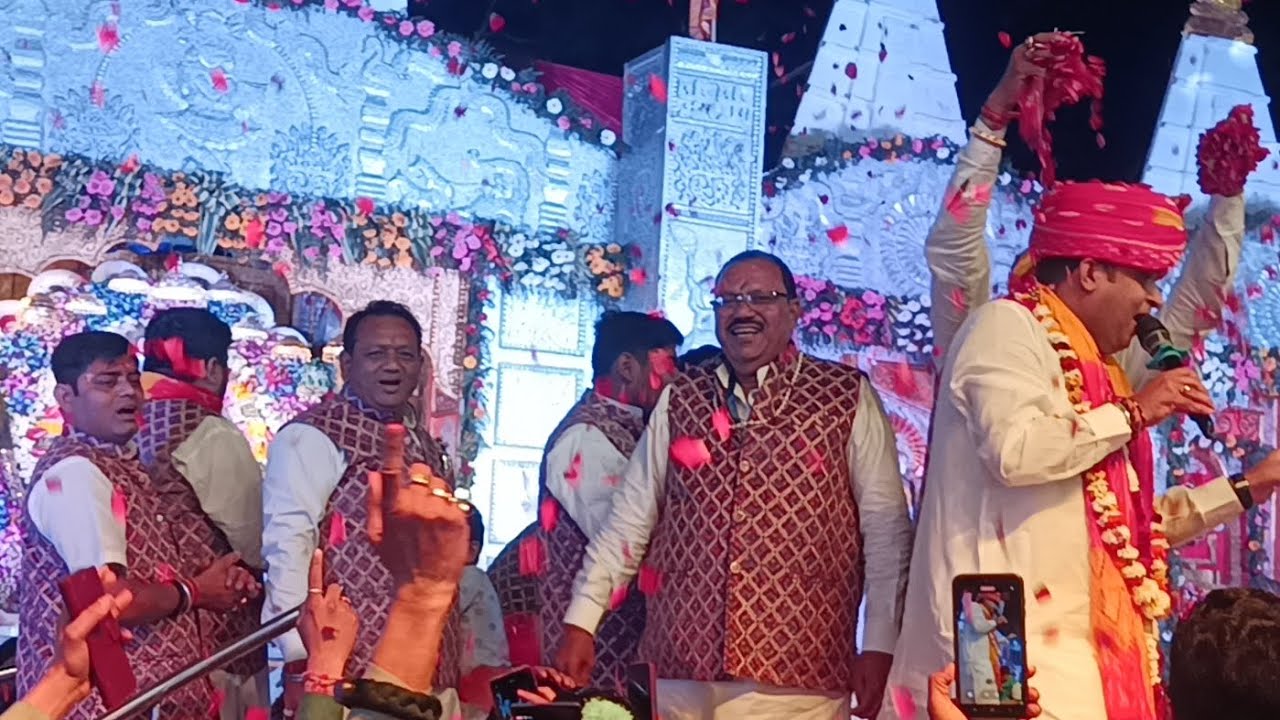 बाबा खाटू श्याम का दरबार साहु झुन्नी लाल की धर्मशाला चन्दौसी 2025
