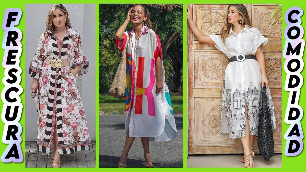 DESCUBRE COMO UN VESTIDO CAMISERO DE ALGOD&Oacute;N PUEDE HACER POR TI | TENDENCIAS MODA MUJER 2025