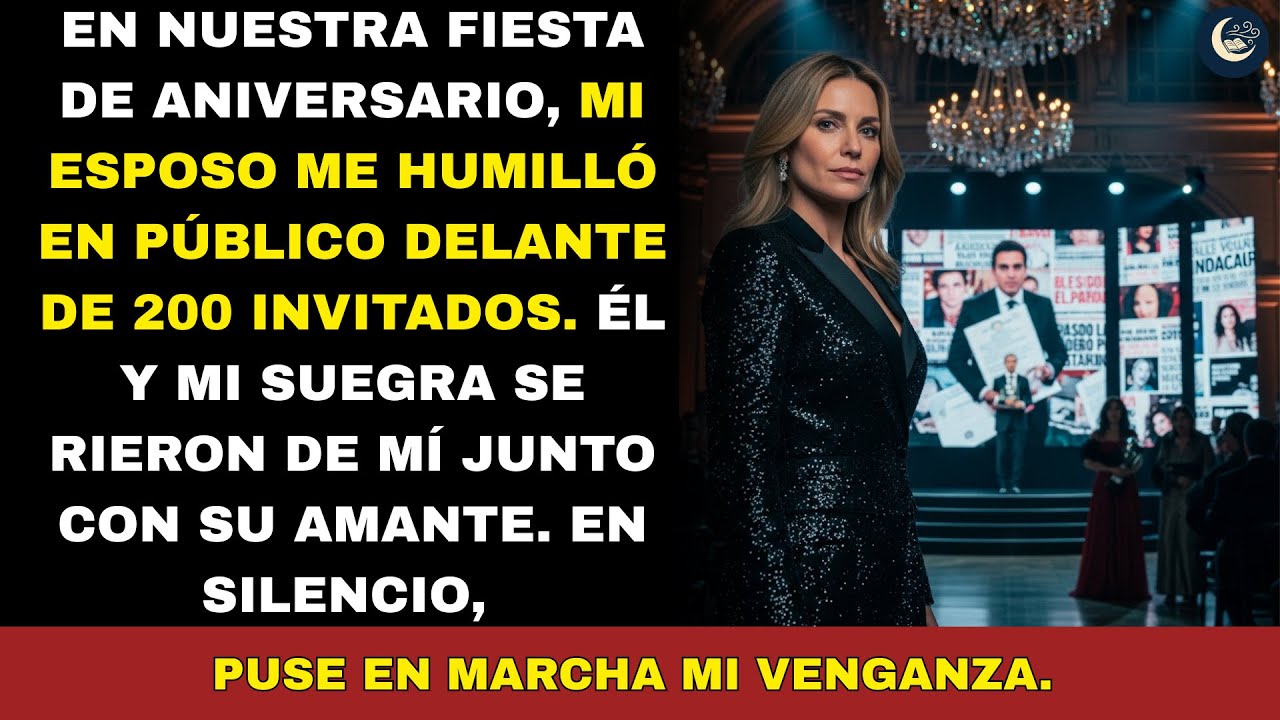 Mi esposo me humilló en nuestro aniversario frente a 200 invitados… por su amante.