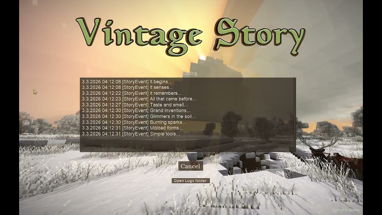 Vintage story, The Forsaken prince, mid tier ice start