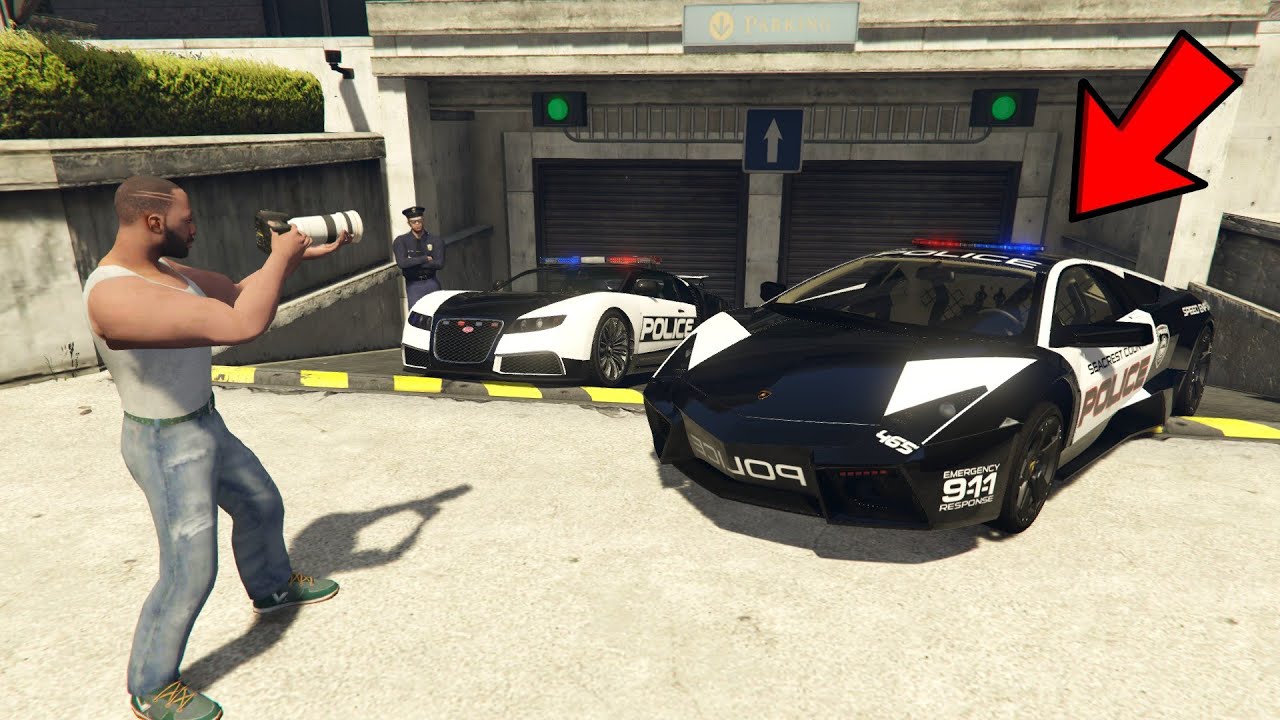 Franklin Found Police Secret Garage In Indian Bike Driving 3D | GTA 5