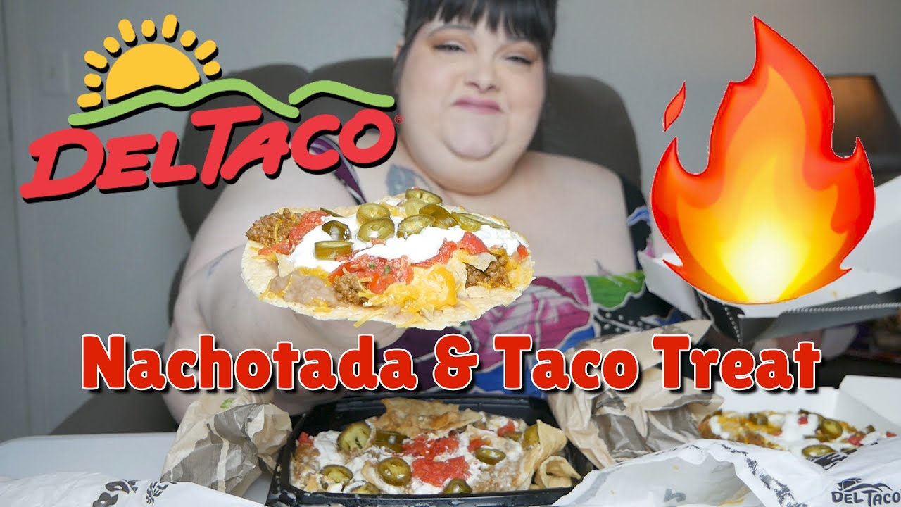 Del Taco Nachotada & Taco Treat Mukbang